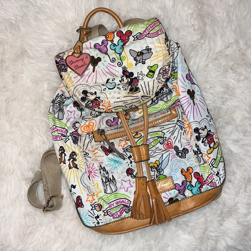 *Rare* Disney Dooney & Bourke Sketch Bookbag